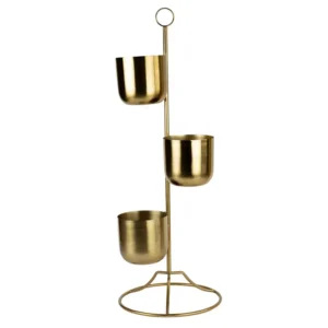 Tiered Brass Plant Stand