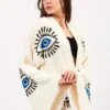 Boho Kimono-Cotton Kimono-Bohemian Kaftan-Cotton Robe - Image 2