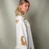 Long Tiger Kaftan Kimono Robe- Brown Tigers - Image 2