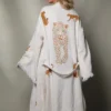 Long Tiger Kaftan Kimono Robe- Brown Tigers