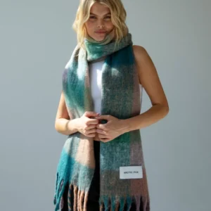 The Reykjavik Scarf | Lilac Check