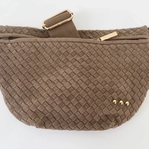 Suede Westlyn Woven Bum Bag - Image 3
