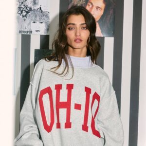 OH-IO | 'oh-Io & Oh' Reversible Mockneck Sweatshirt